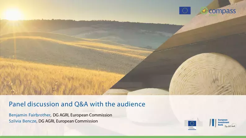 Panel discussion and Q&A with the audience Panel discussion and Q&A with the audience