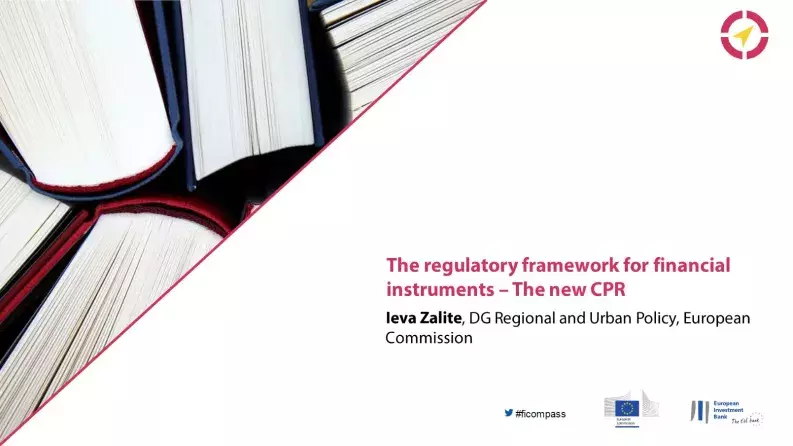 The regulatory framework for financial instruments – The new CPR The regulatory framework for financial instruments – The new CPR