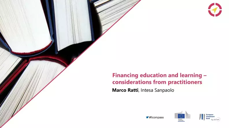 Financing education and learning considerations from practitioners Financing education and learning considerations from practitioners