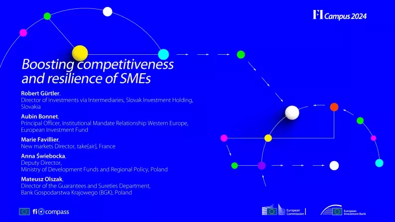 Boosting competitiveness and resilience of SMEs Boosting competitiveness and resilience of SMEs