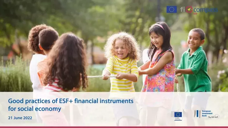 Good practices of ESF+ financial instruments for social economy video thumbnail Good practices of ESF+ financial instruments for social economy video thumbnail