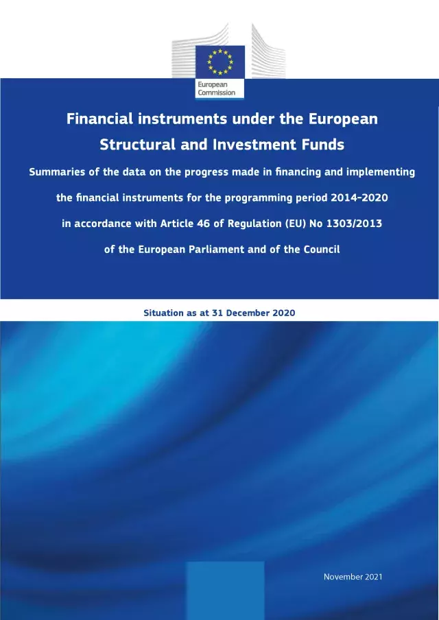 Summaries of the data on the progress made in financial instruments – Situation as at 31 December 2020 Summaries of the data on the progress made in financial instruments – Situation as at 31 December 2020