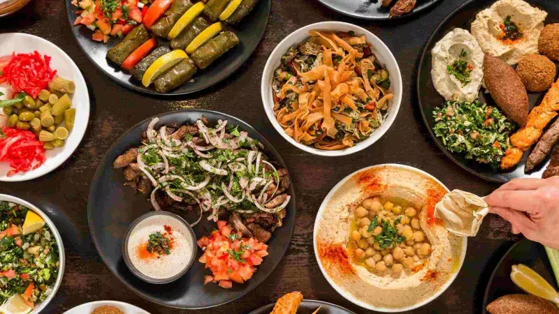 fresh and tasty Syrian and Arabic food at Dilbi, Sally Ghannoum's restaurant fresh and tasty Syrian and Arabic food at Dilbi, Sally Ghannoum's restaurant